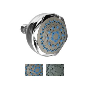 Jumbo 5 Function Shower Head, Massager, Stainless Steel Hose, Chrome Plated, Plumb Tech